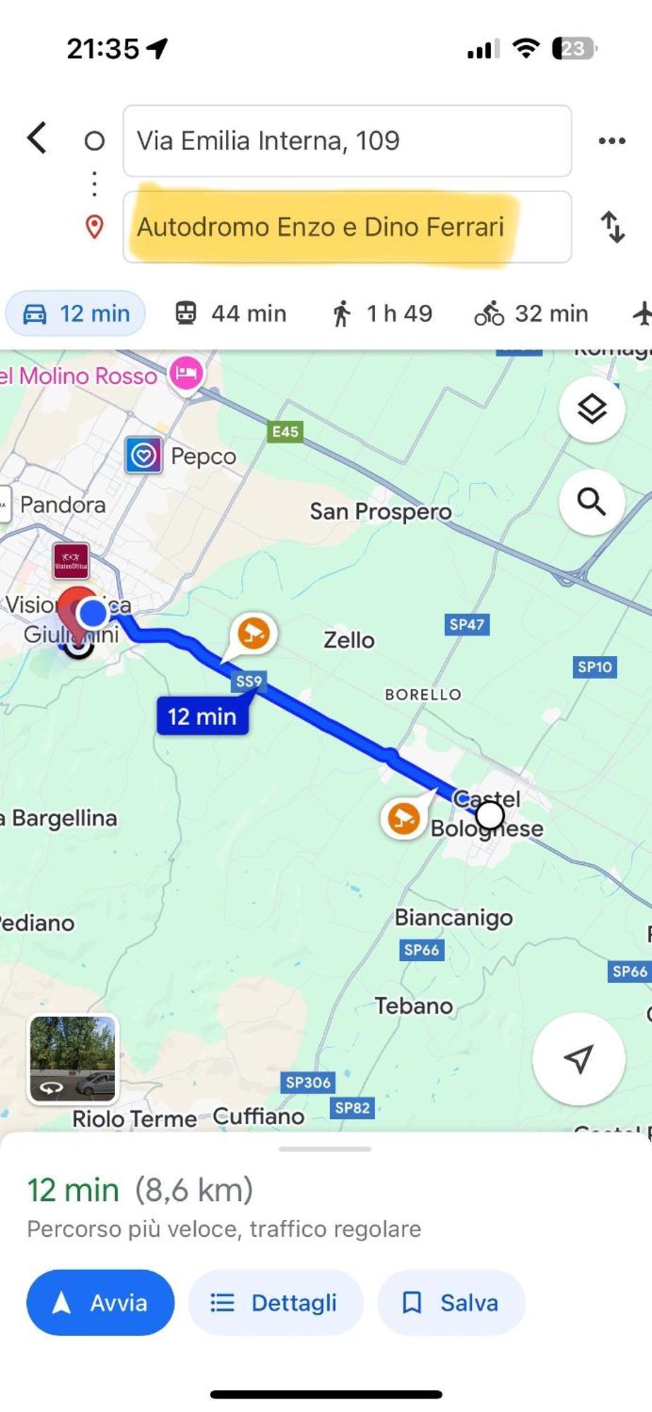 Appartamento "Il Portico" A Soli 8 Chilometri Da Imola E 7 Chilometri Da Faenza Extérieur photo